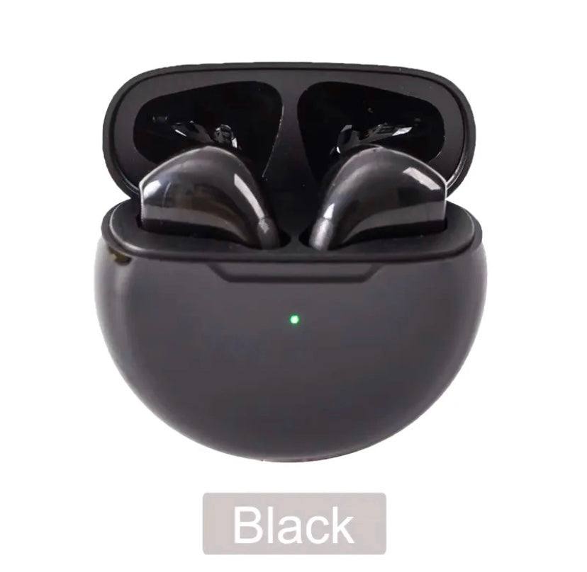 alt=“écouteurs AirPods de couleur noire”