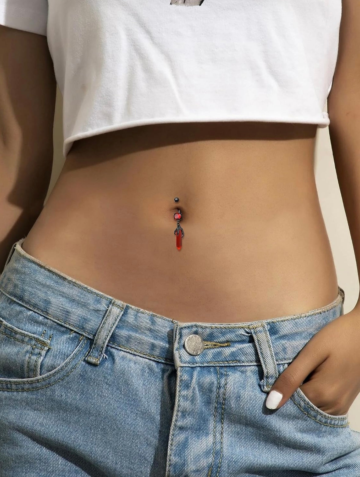 Lot piercings nombril en acier chirugical 1,6mm de 6 à 8 pièces - urbanxpression.fr