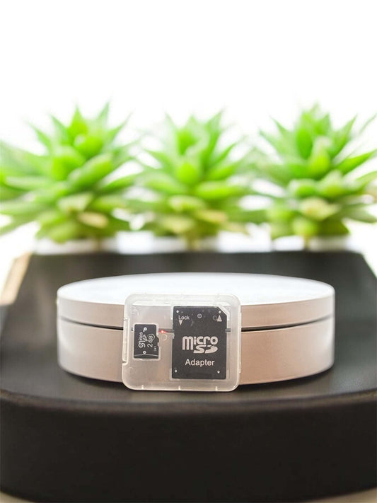 Carte mémoire micro SD 2Gb avec adaptateur, lecture rapide 15 mbps.