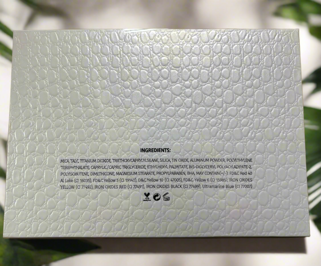 Palettes à paupières shimmer vegan 35 couleurs - urbanxpression.fr